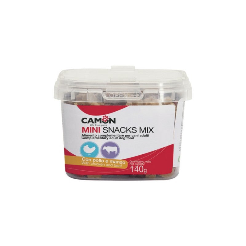 Camon Dog Snack Mini AE053 Cuoricini con Pollame e Manzo gr.140