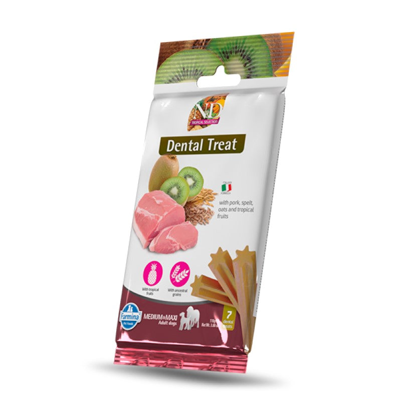 Farmina N&D Tropical Dog Dental Treat Pork Adult Medium Maxi gr 110