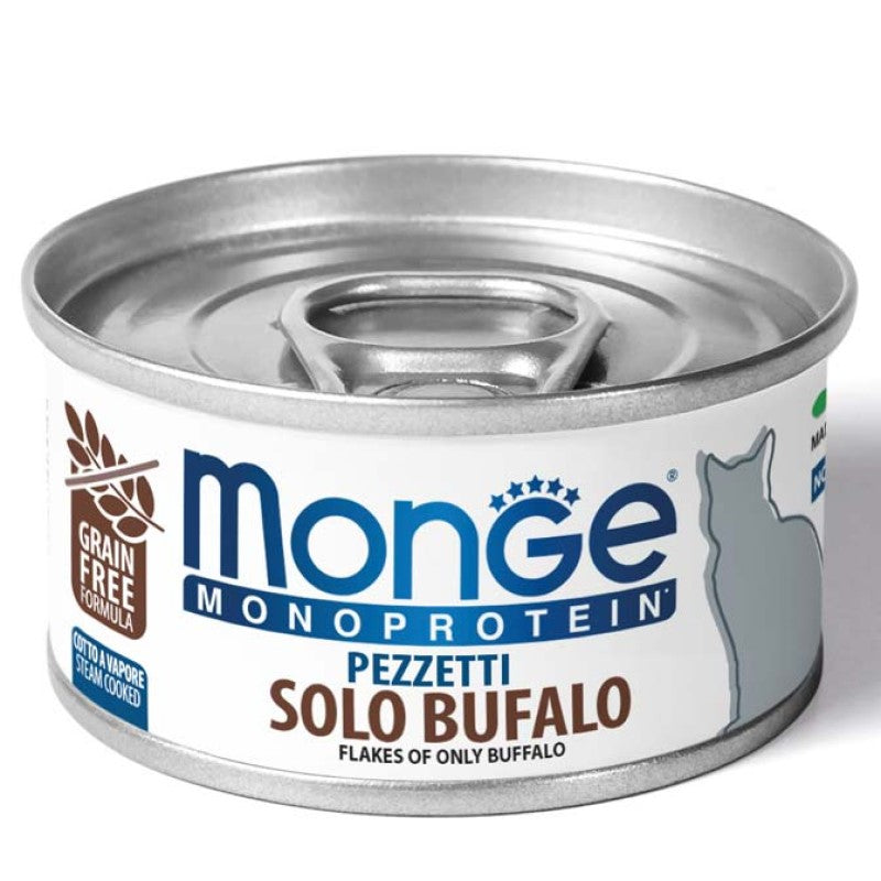 Monge Cat Monoprotein Pezzetti Solo Bufalo gr 80