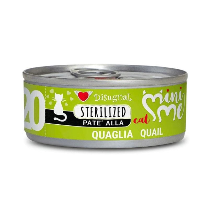 Disugual Cat Mini Me 20 gr.85 Sterilised Quaglia