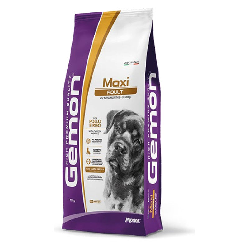 Gemon Dog Maxi Adult Pollo e Riso kg 15