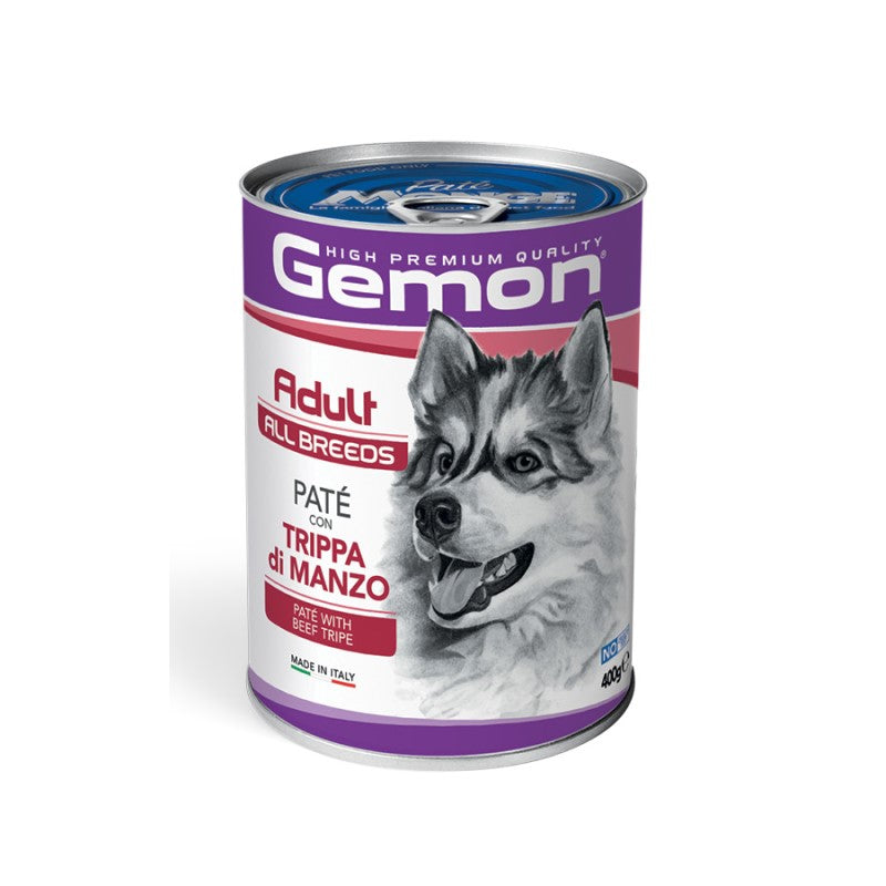 Gemon Dog Adult Pate con Trippa di Manzo gr 400