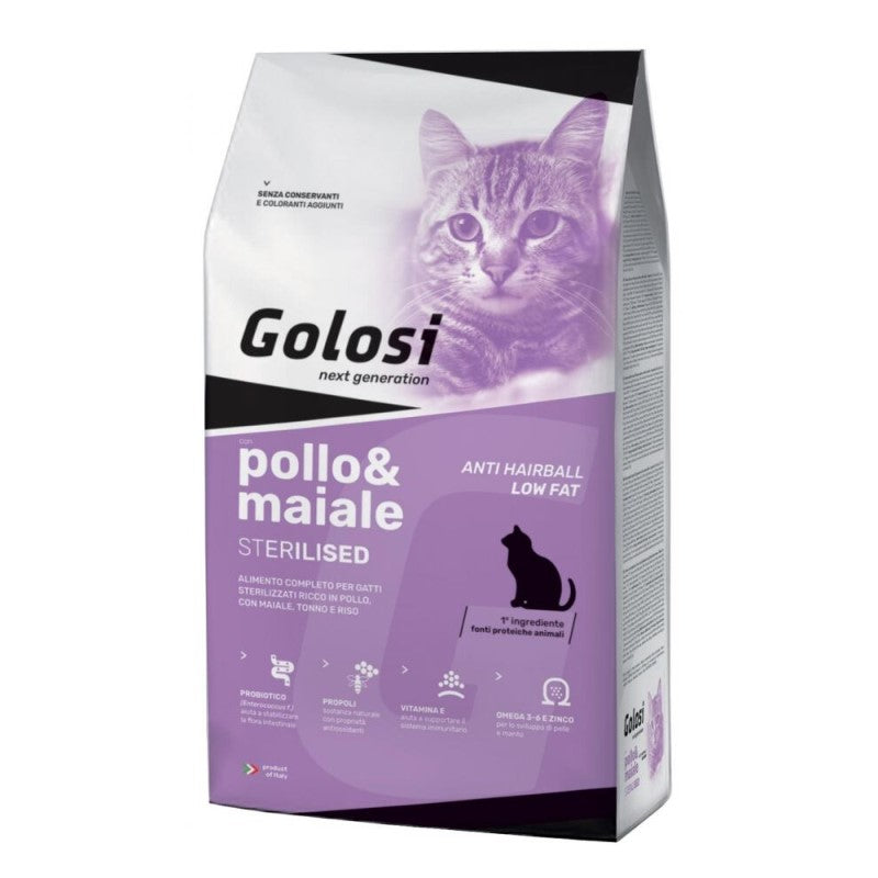 Golosi Cat Sterilised Pollo e Maiale