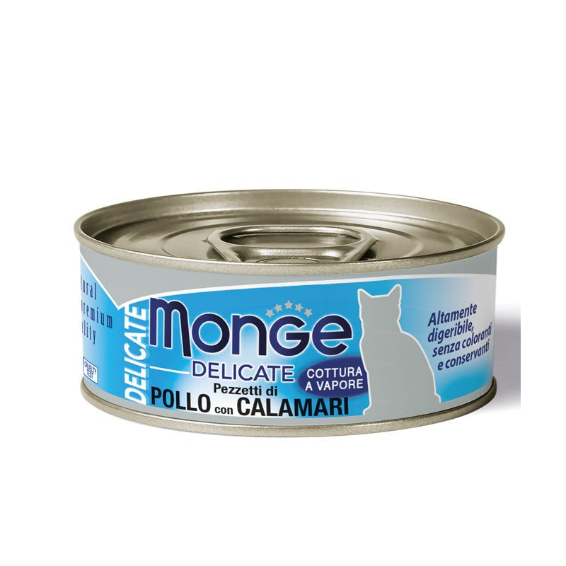 Monge Cat Delicate gr.80 Pollo con Calamari