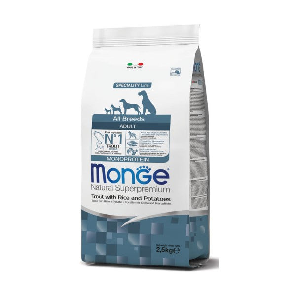 Monge All Breeds Adult Monoprotein Trota