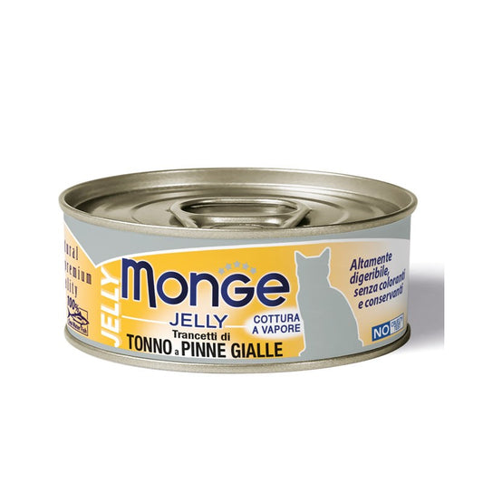 Monge Cat Jelly gr.80 Tonno Pinne Gialle