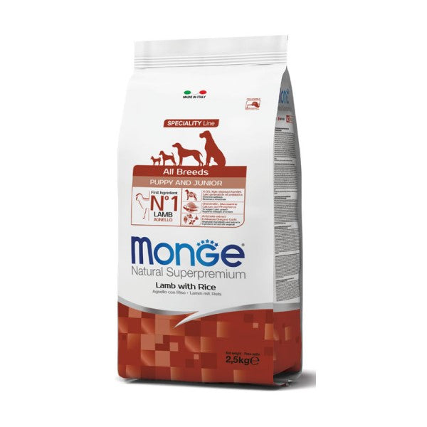 Monge All Breeds Puppy Monoprotein Agnello