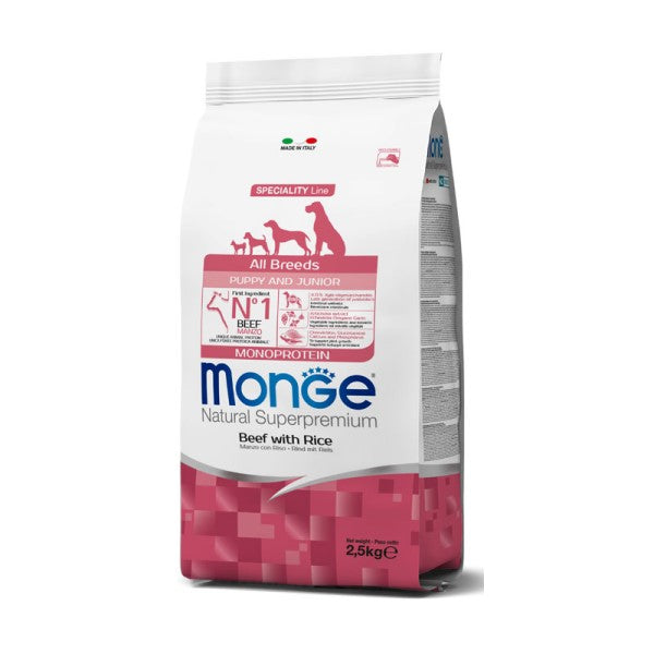 Monge All Breeds Puppy Monoprotein Manzo