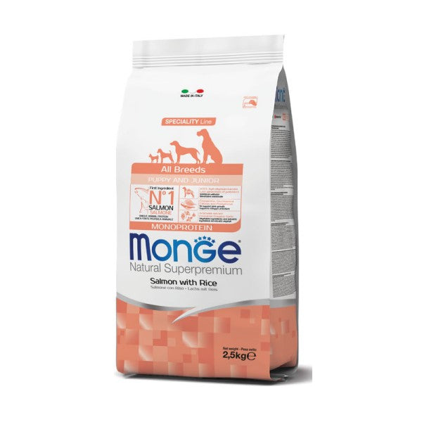 Monge All Breeds Puppy Monoprotein Salmone