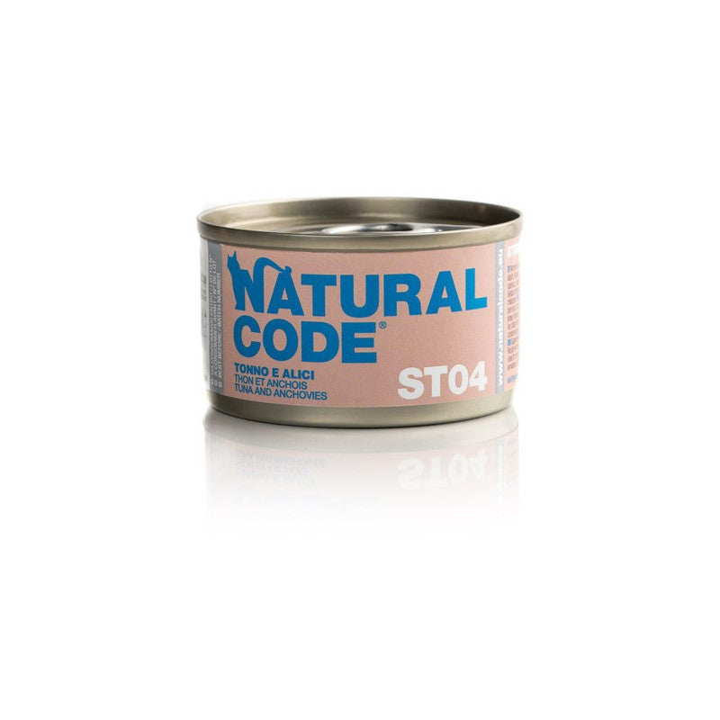 Natural Code ST 04 Cat Sterilised gr.85 Tonno e Alici