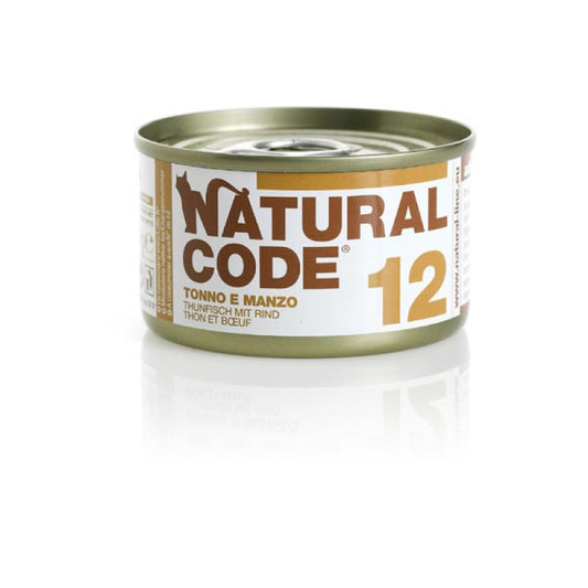 Natural Code 12 Cat gr.85 Tonno e Manzo