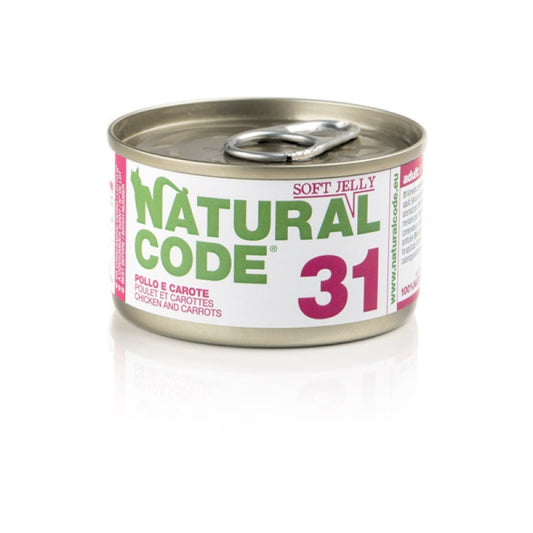 Natural Code 31 Cat gr.85 Pollo e Carote Jelly