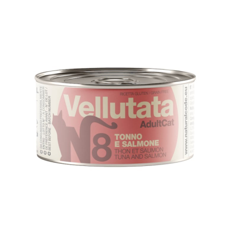 Natural Code Cat Vellutata V08 Tonno e Salmone gr 85