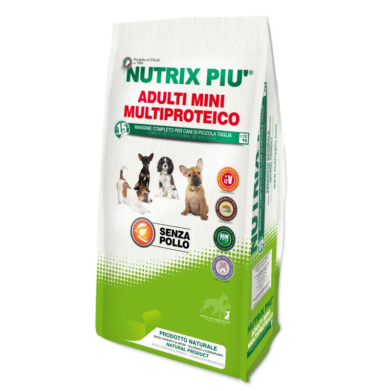 Nutrix Più Mini Multiproteico Senza Pollo kg 1.5