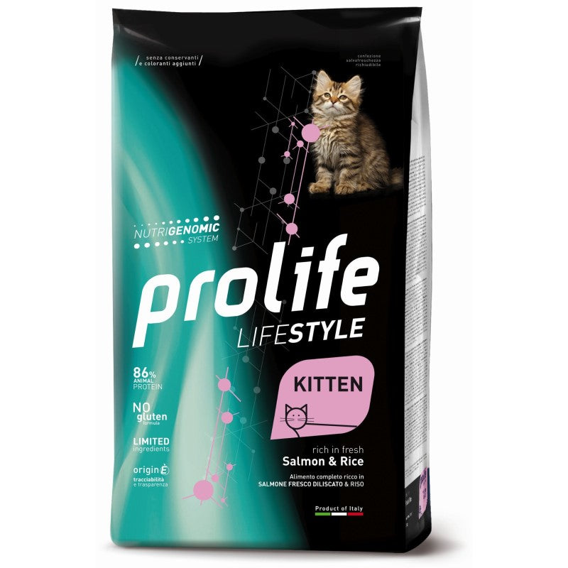 Prolife Cat Kitten Salmone e Riso