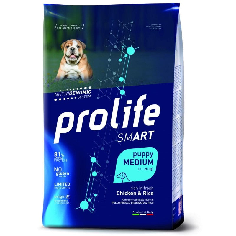 Prolife Dog Smart Puppy Medium Pollo e Riso