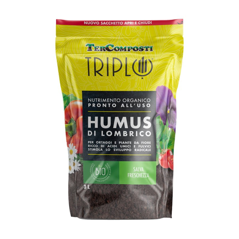 Tercomposti Triplo Humus di Lombrico lt 3
