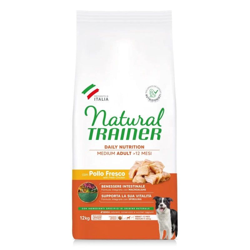 Natural Trainer Dog Adult Medium Pollo e Riso