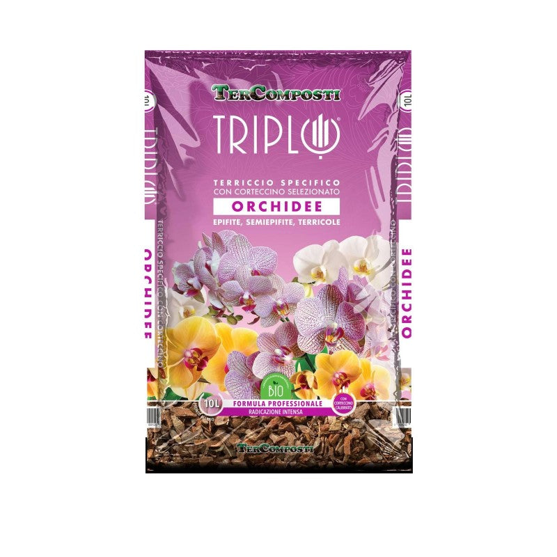 Tercomposti Substrato Triplo Orchidee lt 10