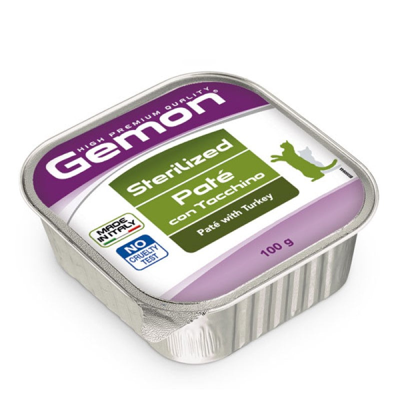 Gemon Cat Paté Tacchino Sterilized 100 gr