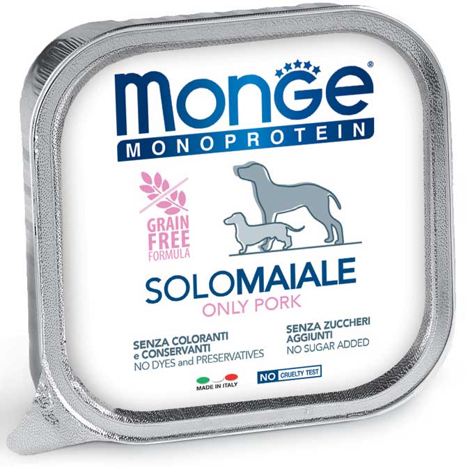 Monge Monoprotein Pate Solo Maiale gr 150