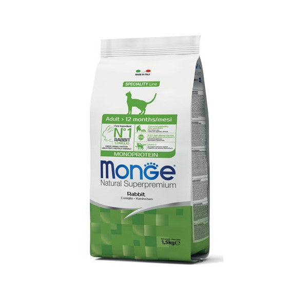 Monge Cat Adult Monoprotein Coniglio kg 1,5