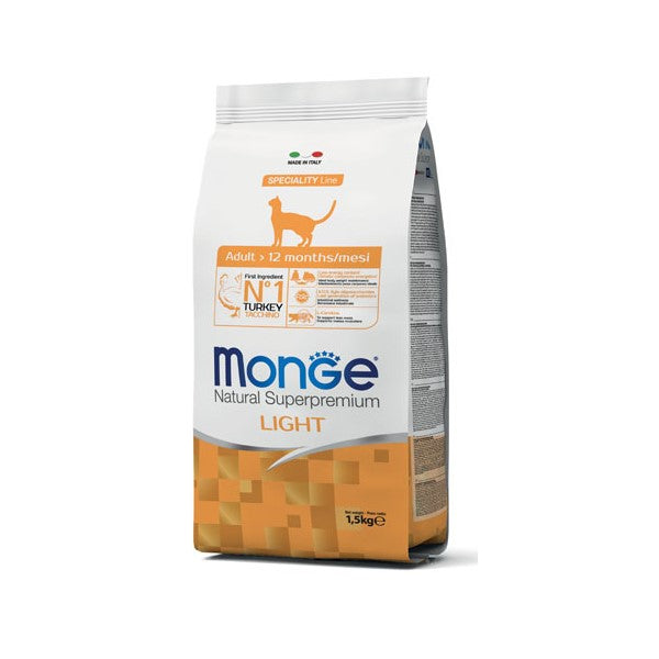 Monge Cat Light Tacchino kg 1,5