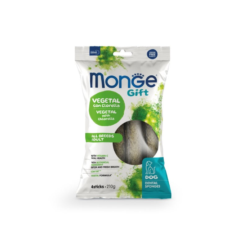 Monge Gift Dog Dental Sponges All Breeds Vegetal gr 210