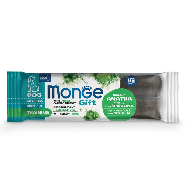 Monge Gift Dog Meat Bars Training Anatra gr 40