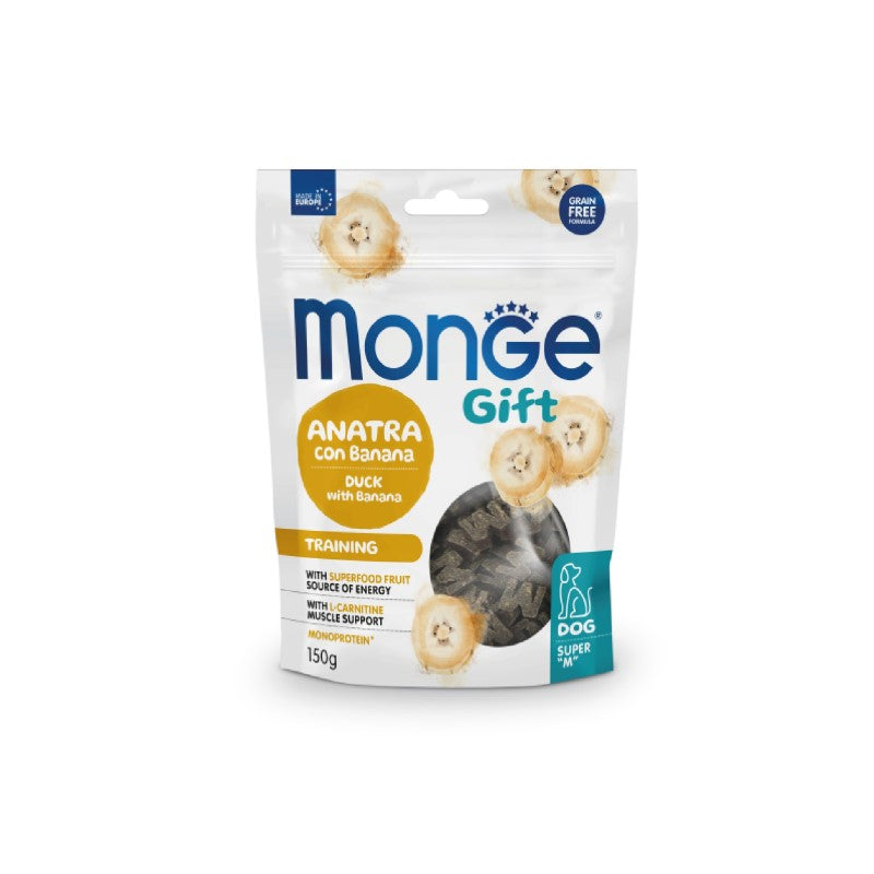 Monge Gift Dog Super M Training Anatra gr 150