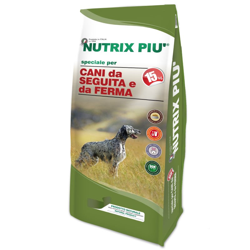 Nutrix Più Cani da Seguita e da Ferma kg 15