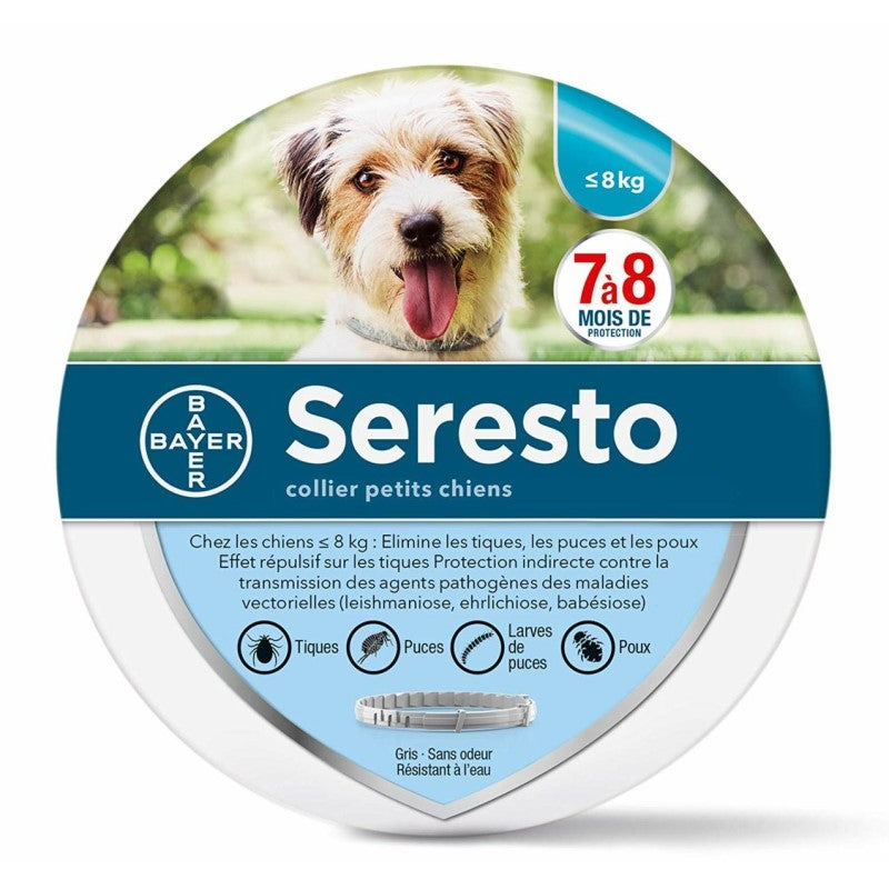 Seresto Collare Antiparassitario per Cani fino a 8 kg