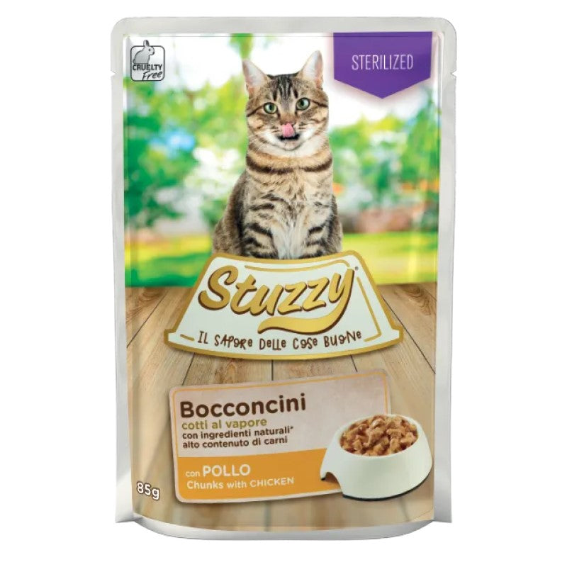 Stuzzy Cat Bocconcini Sterilised Pollo gr.85