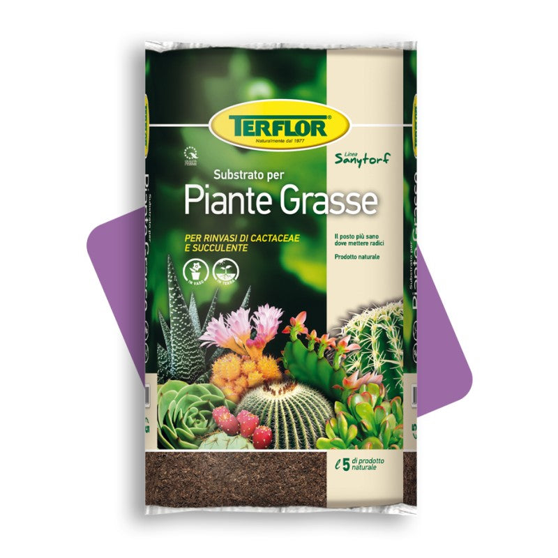 Terflor Substrato Piante Grasse lt.5