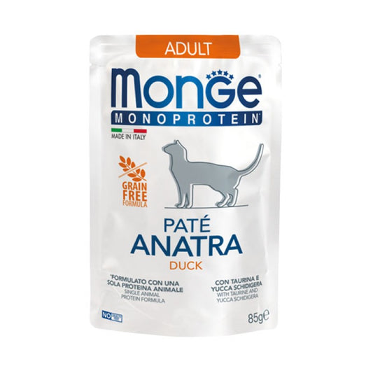 Monge Cat Monoprotein Paté Anatra Adult gr 85