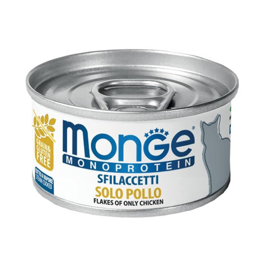 Monge Cat Monoprotein Sfilaccetti Solo Pollo gr 80