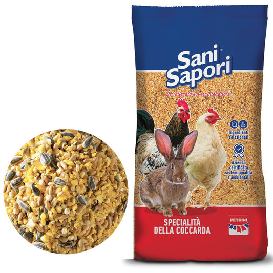 Petrini Tuttobecchime Misto Granaglie con Girasole per Polli e Avicoli kg 25