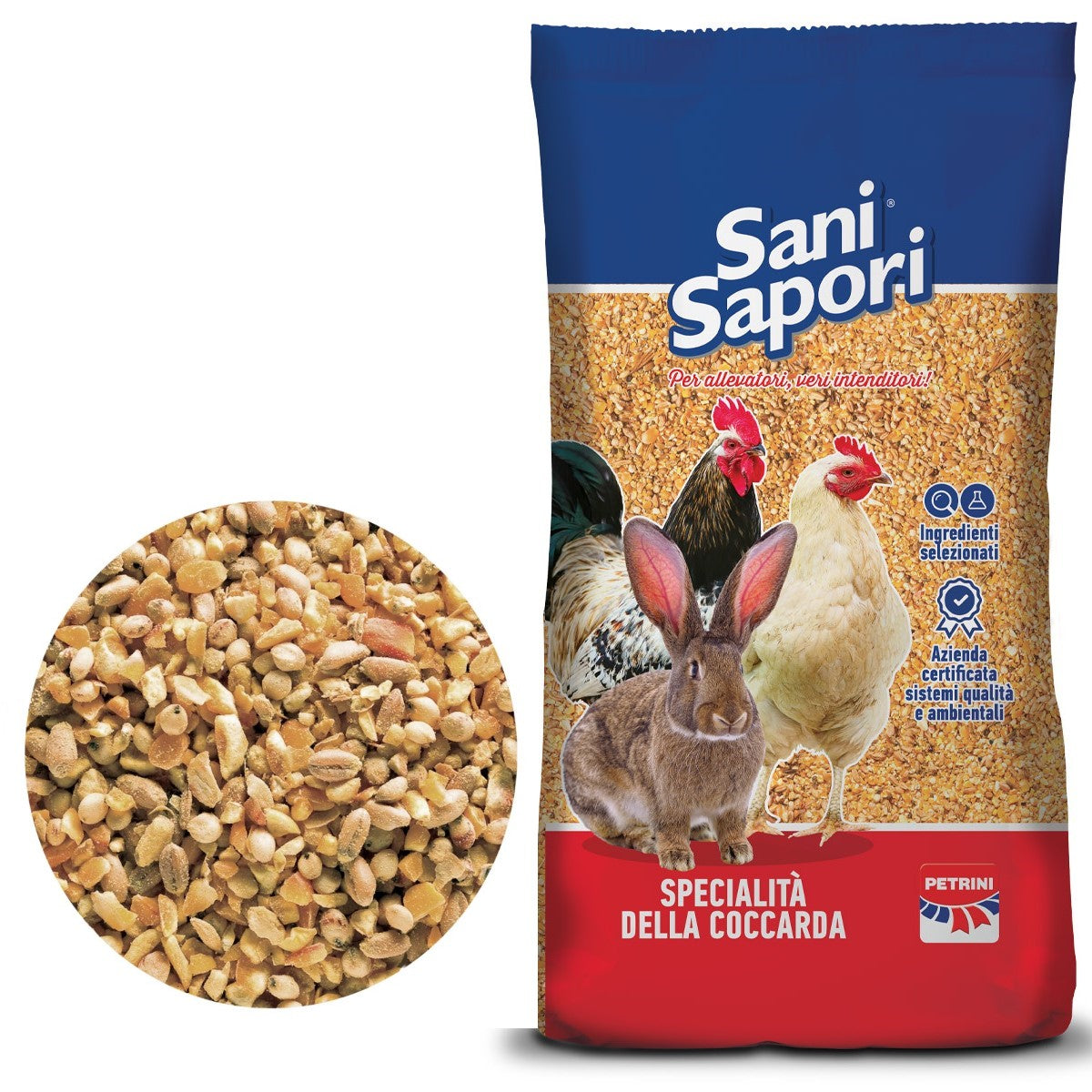 Petrini Granbecchime Misto Granaglie per Polli Galline Ovaiole e Altri Avicoli