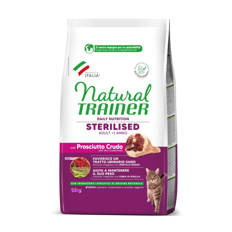 Natural Trainer Cat Sterilised Prosciutto