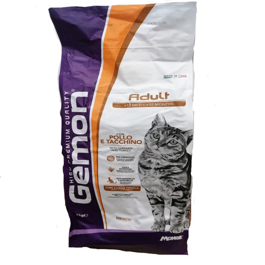 Gemon Cat Adult Pollo e Tacchino kg 7