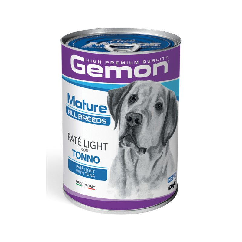 Gemon Dog Adult Pate Mature Light con Tonno gr 400