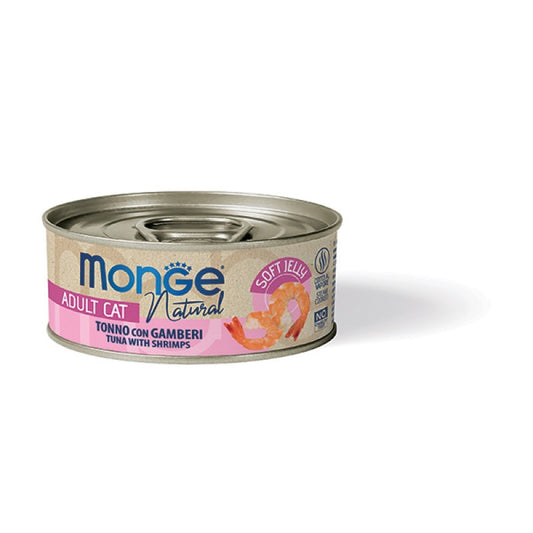 Monge Cat Jelly gr.80 Tonno con Gamberi