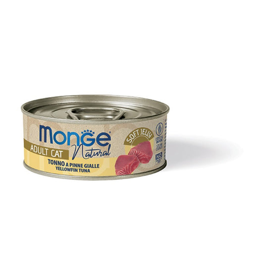 Monge Cat Jelly gr.80 Tonno Pinne Gialle