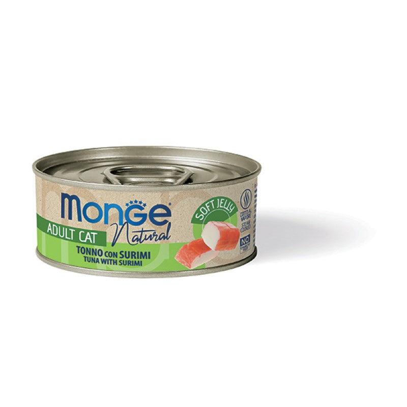 Monge Cat Jelly gr.80 Filetti di Tonno con Surimi
