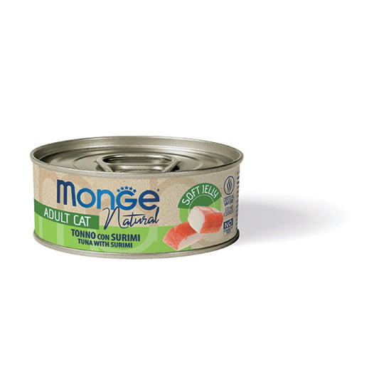 Monge Cat Jelly gr.80 Filetti di Tonno con Surimi