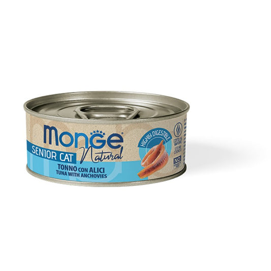 Monge Cat Natural gr.80 Tonno e Alici Senior