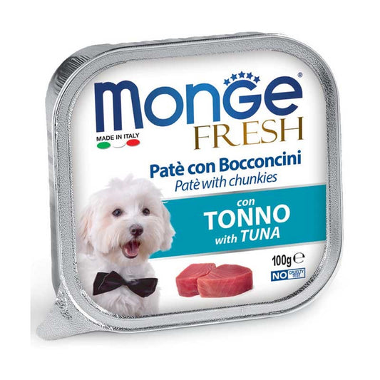 Monge Fresh Dog Paté e Bocconcini con Tonno gr 100