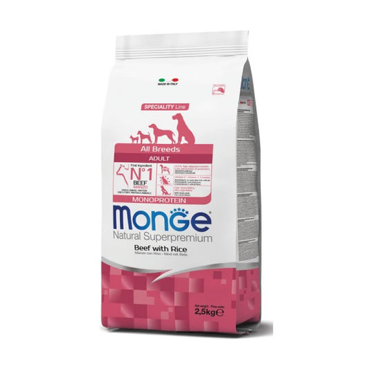 Monge All Breeds Adult Monoprotein Manzo