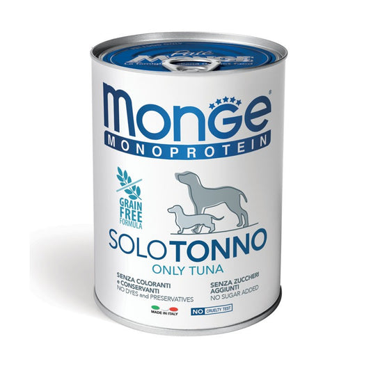 Monge Monoprotein Dog Solo Tonno gr 400
