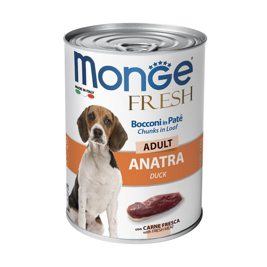 Monge Fresh Dog Bocconi Adult Anatra gr 400